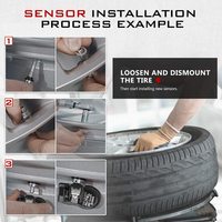 Capteur TPMS programmable universel Autel 433 et 315 MHz, capteurs automobiles pour système de surveillance de la pression des pneus (TPMS)