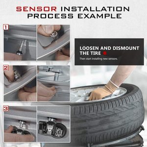 Autel <span class=keywords><strong>Sensor</strong></span> <span class=keywords><strong>TPMS</strong></span> programable <span class=keywords><strong>universal</strong></span> 433 y 315Mhz Sensores automáticos para sistema de control de presión de neumáticos (<span class=keywords><strong>TPMS</strong></span>) - Product Image 6