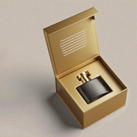 Boîte cadeau vide unique de luxe en carton écologique avec logo personnalisé conception UV huile essentielle pour femme parfum de qualité supérieure