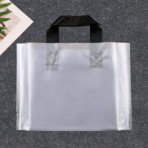 Vente en gros de sacs à provisions en plastique imprimés sur mesure avec poignée découpée à l'emporte-pièce - Product Image 2