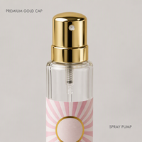 Stylo vaporisateur de parfum vide 35 ml rechargeable, atomiseur portable avec capuchon doré, boîte de présentation de 480 pièces, vente en gros, logo personnalisé