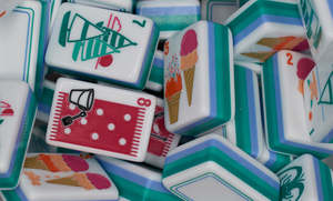 Wine Culture-Themed <b>Mahjong</b> <b>Set</b>: In Stock, Ships in July - Product Image 4