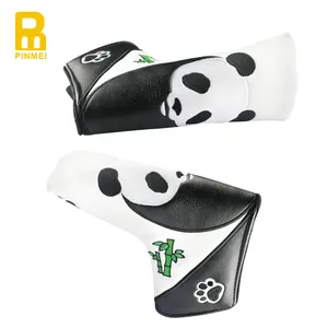 Personal isierte Magnet verschluss Golf Blade Head Covers Golf Club Head cover Golf Putter Kopf bedeckung