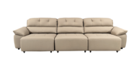 Canapé inclinable moderne en L rembourré avec porte-gobelets, table basse et rangement, pour salon et école - Vente en gros