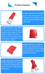 Film radiographique industriel en gros de rayons X 14*17 pour les essais non destructifs Film radiographique d'industrie de défaut de NDT X Ray - Product Image 5