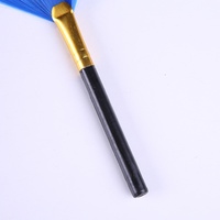 Brosse de nettoyage de clavier en forme d'éventail de tige noire petit écart de brosse pour dépoussiérage outil de nettoyage de poussière d'ordinateur fournitures scolaires de bureau