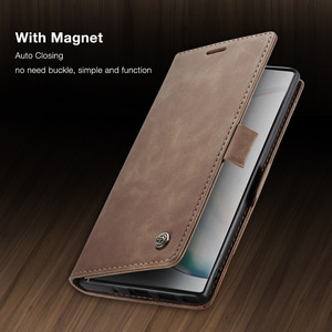 Étui multifonctionnel en cuir à rabat horizontal pour <span class=keywords><strong>Samsung</strong></span> <span class=keywords><strong>Galaxy</strong></span> <span class=keywords><strong>S7</strong></span> S9 S10 Note10 - Product Image 2