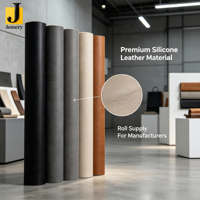 Jemery Silicone Silicone Leather Roll Material Metallic Stretch Blackout for Car Use OEM ODM Bulk Supply