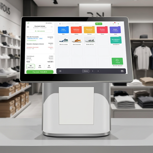 Caisse enregistreuse tactile à double écran de 15,6 pouces avec écran client de 11,6 pouces Android Win-dows pour la vente au détail - Product Image 1