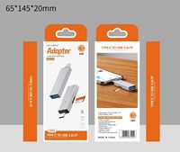 Lecteur de carte USB 3.0 TF 5 Gbps haute vitesse, mini en alliage d'aluminium, Plug and Play DC pour téléphone portable, ordinateur portable, appareil photo