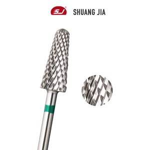 Shuangjia 3/32 \ "làm móng tay móng tay khoan bit tungsten <span class=keywords><strong>carbide</strong></span> quay Burr bit hình nón Phụ kiện cho công cụ làm móng chân - Product Image 5