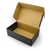 Boîte d'expédition en carton ondulé avec logo personnalisé, fermeture auto-adhésive, doublure en mousse, recyclable, taille et couleur personnalisables
