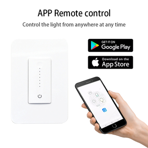 Điều khiển từ xa Alexa tuya mini nhà thông minh cảm ứng Wifi ba cách <span class=keywords><strong>Dimmer</strong></span> ánh sáng Tường chuyển đổi - Product Image 3