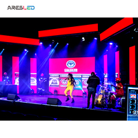 Écran LED géant ARESLED pour scène intérieure et extérieure, panneau mural de scène LED P 3 91, écran LED pour festival de musique