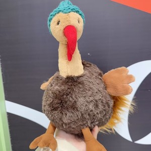 Peluche de Pavo Británico <span class=keywords><strong>Leo</strong></span>, Tela de Peluche Súper Suave, Relleno de Algodón PP, Tamaño 20-30cm, Muñeco de Peluche Unisex, Regalo - Product Image 2