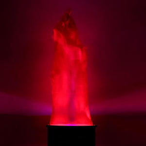 1,5 m tela de seda fuego Llama luz LED rojo llama eléctrica efecto máquina doble soplador para DJ escenario discoteca decoración de vacaciones - Product Image 5