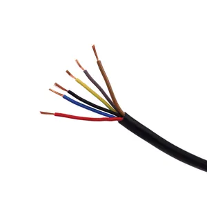 copper BC CCA CE RoHs approved 2.5 mm unshielded 22AWG 2 core conductore Flexible 300/500V electrical wire power control cable