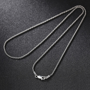 Collier vintage en argent <span class=keywords><strong>sterling</strong></span> S925 avec mantra à six caractères pour hommes et femmes, chaîne torsadée à motif de <span class=keywords><strong>scie</strong></span>, style ethnique tendance - Product Image 1