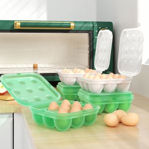 Household Storage Utensils, Food Grade Silicone Egg Storage <b>Box</b>, Manual Drive Refrigerator, Fresh-keeping Food Egg Storage <b>Box</b> - Product Image 1