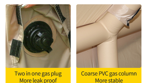 Carpa Inflable de Algodón Impermeable para Exteriores, de Gran Tamaño, para 4-5 Personas, Ideal para Viajes y Senderismo Familiares - Product Image 6