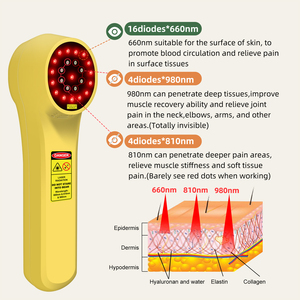 ZJZK Laser terapi tanpa Cross Infaction, Laser terapi Laser rendah untuk anjing, terapi Laser rendah, mempercepat perbaikan tisu, pereda nyeri - Product Image 2