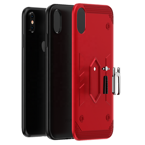 Saiboro Rugged Armor de 2 en 1 PC TPU soporte resistente al impacto, caja del teléfono para Iphone xs. - Product Image 5