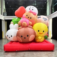 Mur gonflable géant personnalisé pour le Festival de Songkran, imperméable, modèle gonflable publicitaire pour événements
