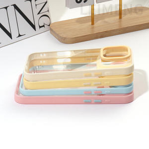 เคสกาวครีมแบบมีร่องสำหรับ <span class=keywords><strong>iPhone</strong></span> 15 14 13 <span class=keywords><strong>PRO</strong></span> <span class=keywords><strong>MAX</strong></span> <span class=keywords><strong>12</strong></span> 11อะคริลิคใสด้านหลังแข็งออกแบบโลโก้ได้โดยตรงจากโรงงาน - Product Image 5