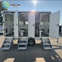 Toilettes mobiles écologiques portables pour les camps de récolte agricole, toilettes mobiles sans eau