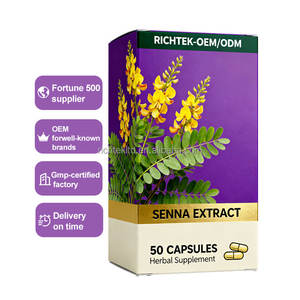 Richtek ODM y OEM, Extracto de Senna Herbal, Suplementos para el Control de Peso y Adelgazamiento, Gestión del Metabolismo, Cápsulas de Extracto de Senna - Product Image 2