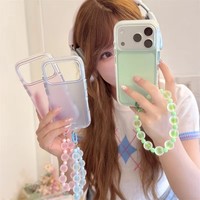 Funda para Teléfono con Correa de Pulsera de Cuentas 17 Promax, para iPhone 14 15 16 17 18 Pro Max