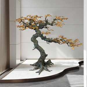 Artesanía en Cobre: Adorno de Árbol de la Fortuna en Cobre, Decoración para Sala de Estar, Estilo Feng Shui, Pieza Única - Product Image 4