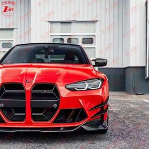 Z-ART CFA DRY Spoiler avant en fibre de carbone pour BMW M3 <span class=keywords><strong>M4</strong></span> 2021+ Spoiler avant en fibre de carbone sèche pour G80 G81 G82 G83 M3 <span class=keywords><strong>M4</strong></span> - Product Image 3