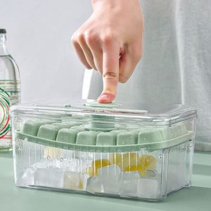 Moule à glaçons écologique en silicone avec couvercle et bac, pour la création de boules de glace tendance - Product Image 4