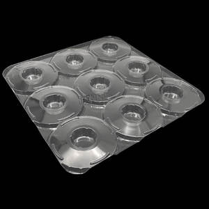Insert en plastique empilable pour cônes de <span class=keywords><strong>fil</strong></span> |   Plateau pour bobines de <span class=keywords><strong>fil</strong></span> industriel - Product Image 3