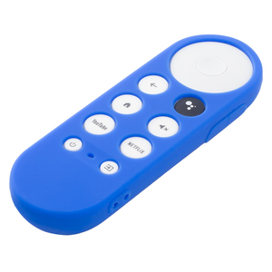 Coque en silicone de couleur bleue pour Google <span class=keywords><strong>Chromecast</strong></span> <span class=keywords><strong>TV</strong></span> étui à télécommande vocale effet fluorescent la nuit housse de protection à distance souple - Product Image 4