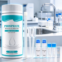 Bandelettes de test d'eau pour la détection du phosphate (PO4³-) de 0 à 500 mg/L, pour l'eau potable, l'agriculture et l'aquaculture, 50 bandelettes