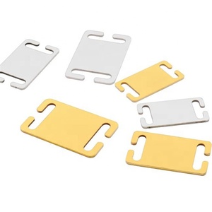 Yiwu Aceon – Plaque d'identification personnalisée en acier inoxydable pour <span class=keywords><strong>chien</strong></span>, gravée avec nom et numéro <span class=keywords><strong>de</strong></span> téléphone, pour collier, avec deux trous, attache coulissante - Product Image 6