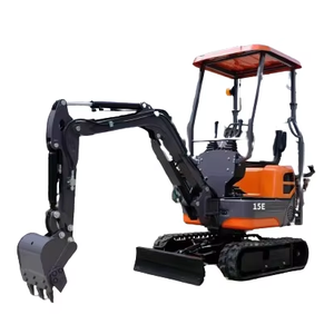 Miniexcavadora lista para enviar de 1,5 toneladas con motor y motor para uso familiar en granjas y huertos-Precio barato - Product Image 1