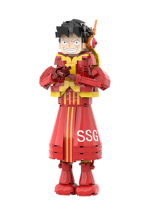 Giocattoli Creativi Personalizzati in Mattoncini, Figurina di Luffy Cosplay, Giocattolo Educativo per Performance Animazione Futuristica - Product Image 4