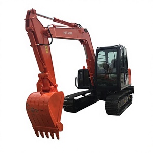 Mini-excavatrice sur chenilles Hitachi ZX70, pelle hydraulique 7 tonnes, modèle PC70 ZX70 307E2, moteur, boîte de vitesses - Product Image 1