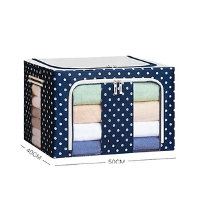 Caja de Almacenamiento de Ropa Plegable de Tela, con Logotipo Personalizado, Cuadrada, Moderna, de Lino, con Tapa - Product Image 4
