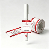 Étiquette holographique anti-contrefaçon personnalisée pour stylo à peptides, rouleau d'autocollants adhésifs pour emballage de 3 ml