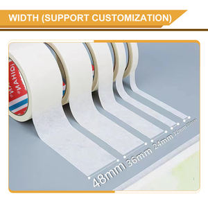 Cinta de Papel Crepé para Enmascarar, Anti-UV, Rollos Jumbo, Cinta de Papel para Enmascarar sin Residuos para Pintura Automotriz en Aerosol - Product Image 2