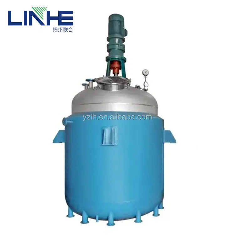 LINHE-reactor químico recubierto de acero inoxidable/acero al carbono, resina epoxi, pegamento pva