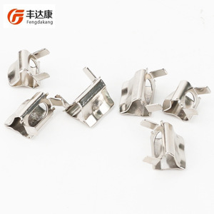 Conector de Alimentación Horizontal Fengdakang, Resorte AC de 0.3mm, Acero Inoxidable Niquelado - Product Image 1