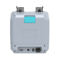 Trieur de devises multi-devises 2 CIS de qualité bancaire avec imprimante intégrée, comptage d'argent haute vitesse et efficace, écran tactile complet, détection automatique des devises