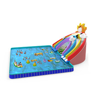 Parc aquatique gonflable géant commercial, jeux d'amusement, aire de jeux extérieure, production et exploitation, vente directe d'usine