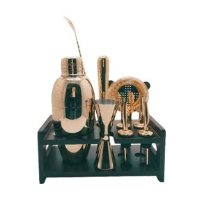 Ensemble de shaker à cocktail professionnel en acier inoxydable 304 de 10 pièces outils de barre de sortie d'usine pour les fêtes à la maison <span class=keywords><strong>tenue</strong></span> de barre de mesure - Product Image 4