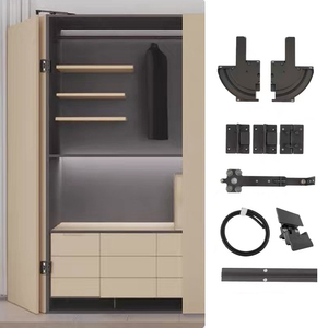 Matériel offert en usine Système de <span class=keywords><strong>placard</strong></span> muet en métal Rail Overhange Meubles de chambre à coucher <span class=keywords><strong>pour</strong></span> <span class=keywords><strong>porte</strong></span> d'armoire <span class=keywords><strong>coulissante</strong></span> Top Track Rollers - Product Image 1